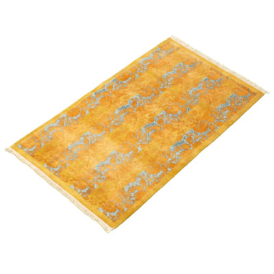 One-of-a-Kind 3'2" X 5'2" New Age Wool Area Rug in