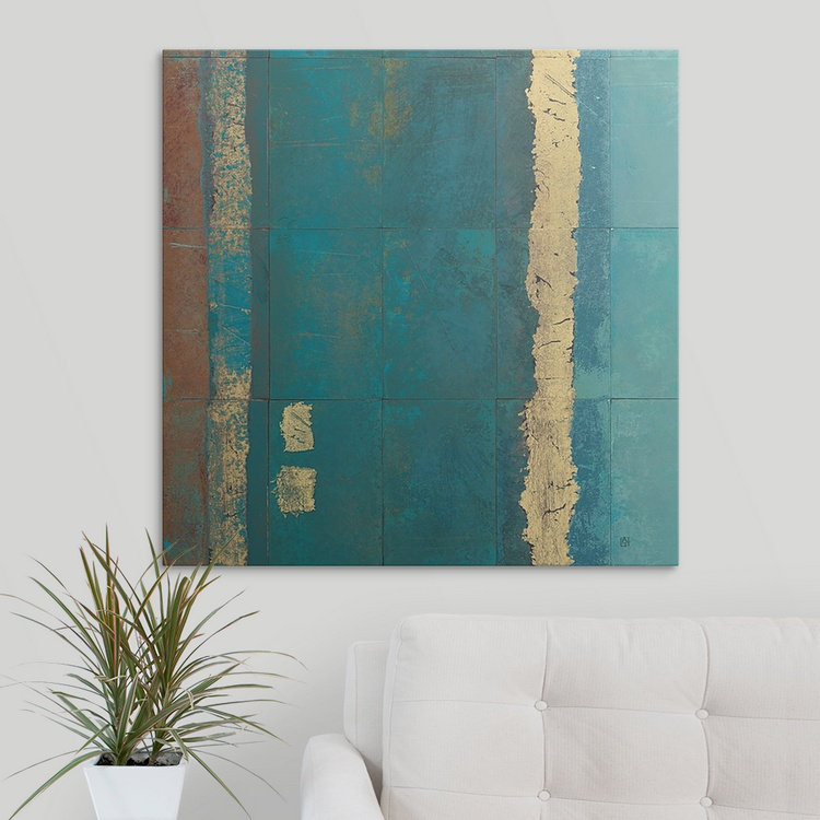« ii » avery tillmon, reproduction d’art Quietude, H 35 po x l 35 po x P 1,5 po, Toile