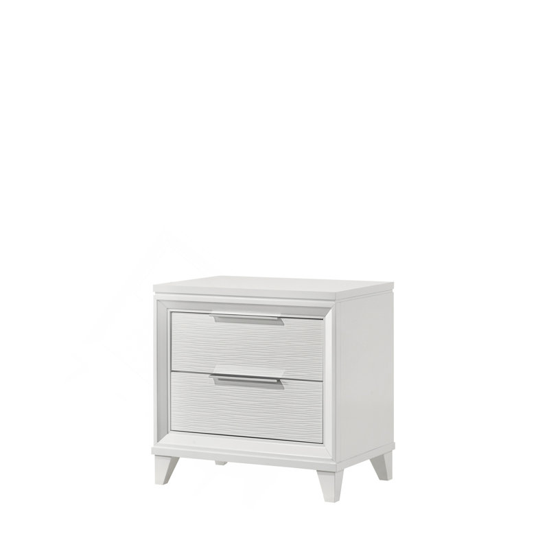 Table de chevet - Blanc