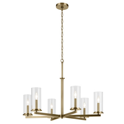 21.75" 6-Light Chandelier