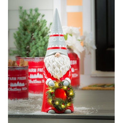Gnome de jardin à DEL Eleuteria