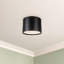 Uma 15-in Black dimmable LED Semi-Flush Mount-1433206150