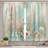 Floral Tailored 55'' W Kitchen Curtain-96814458