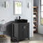 Ensemble de meuble-lavabo simple 24 "avec miroir-93645184