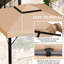 Toit de remplacement pour pavillon de jardin kaki 9,8 pi x 9,8 pi, double aération pour le dessus de patio
