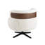 Fauteuil d'appoint pivotant Roma