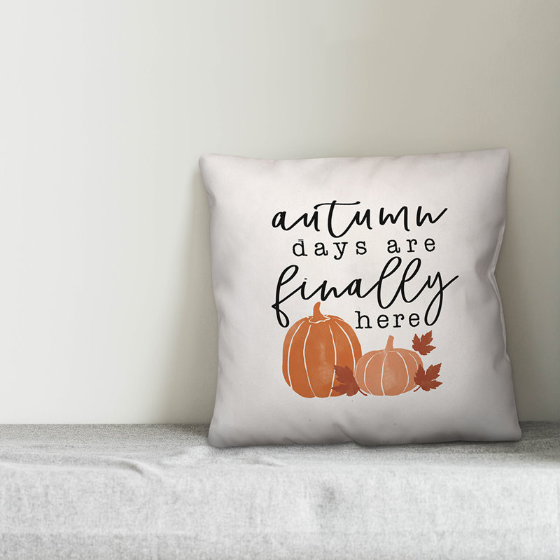 Housse de coussin tobias d’automne finally here, 16 po x 1 po