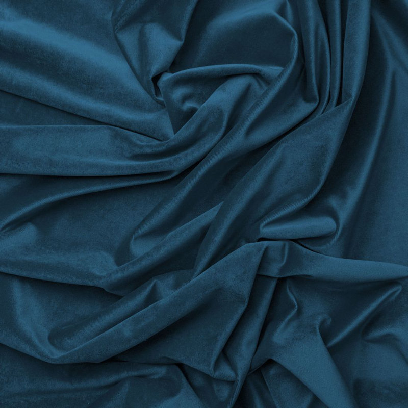Marquee Velvet Fabric, Blue Spruce
