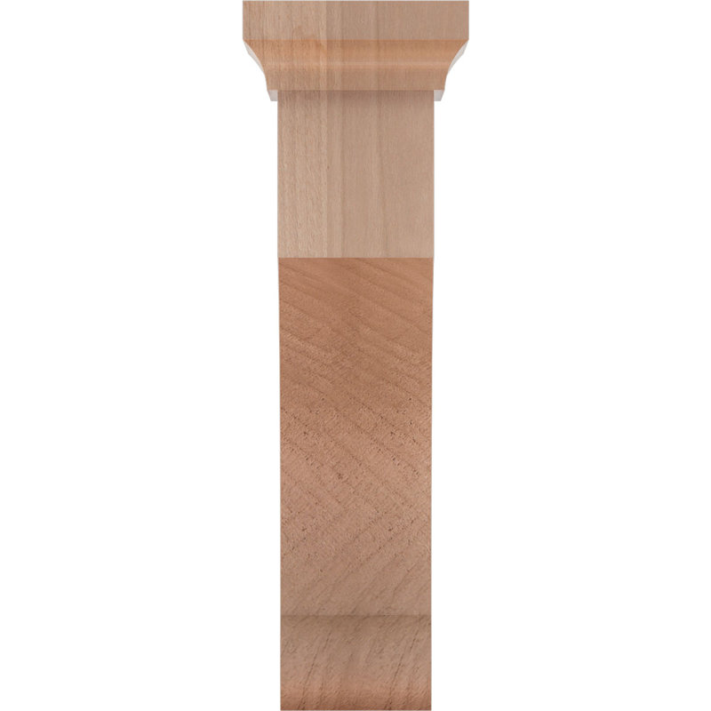 Support en bois de cerisier moyen l 2 1/2 po x P 6 po x H 8 po, H 8 po x l 2,5 po x P 6 po, Cerisier