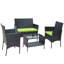 Ensemble de meubles de patio en rotin pour 4 pièces-553582353