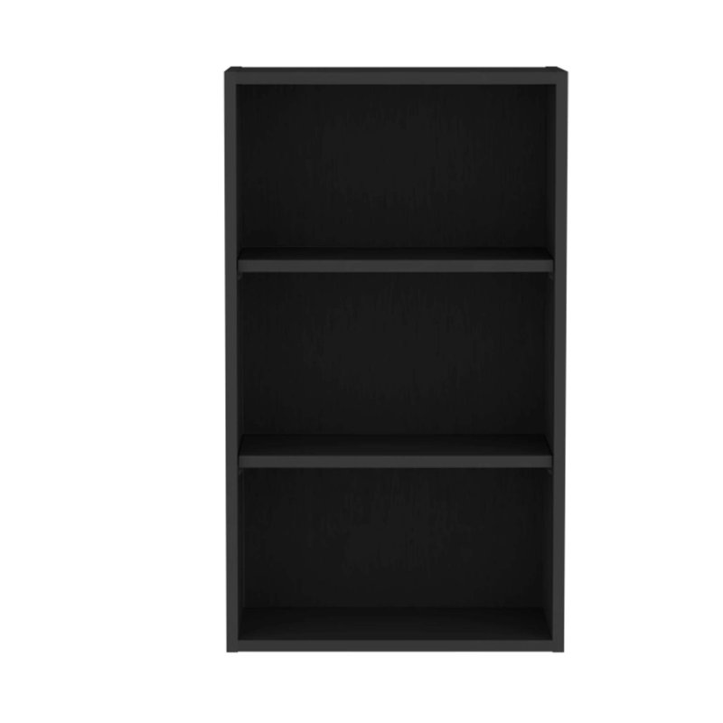 Armoire murale avec rangement ouvert, Noir