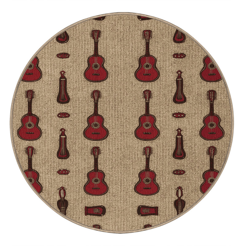  Tapis lavable Balalaika, Rond 4 pi