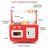 Red Delight Dual-Side Play Kitchen & Laundry Set