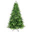 Arbre de Noël illuminé 5 pi avec 250 lumières à DEL blanc chaud, arbre à charnières réaliste en PE + PVC avec support en métal, 850 extrémités, arbre de Noël artificiel pour la décoration des Fêtes-118032828