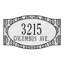 Plaque d'adresse murale sur 2 lignes Frond-1197746906-1197746902