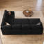 Canapé-lit modulaire, noir-379826991