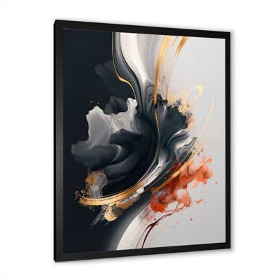 " Gold Modern Shapes Painting "