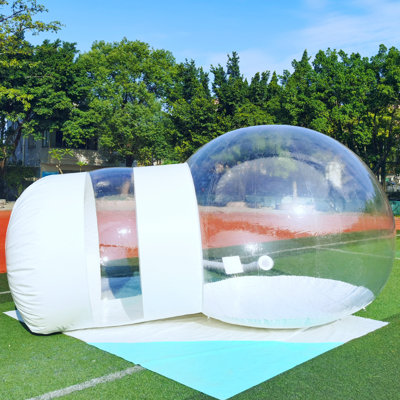 Inflatable Bubble Tent With Quiet Air Blower