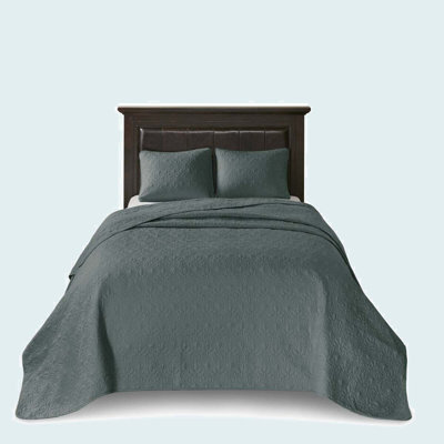 3 Piece Reversible Quilt Set Clay