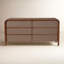 Omena 6 DRAWER DRESSER WARM BROWN