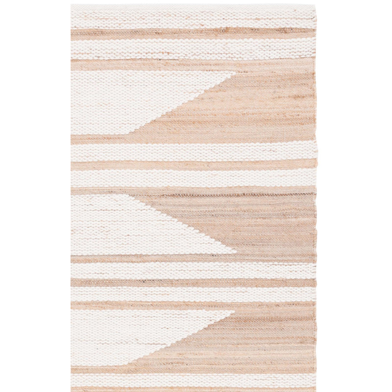 Tapis en jute / laine / coton tissé à la main Cedarpoint, Rectangle 4 pi x 6 pi