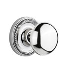 New York Interior Mortise Door Knob with Rope Rosette