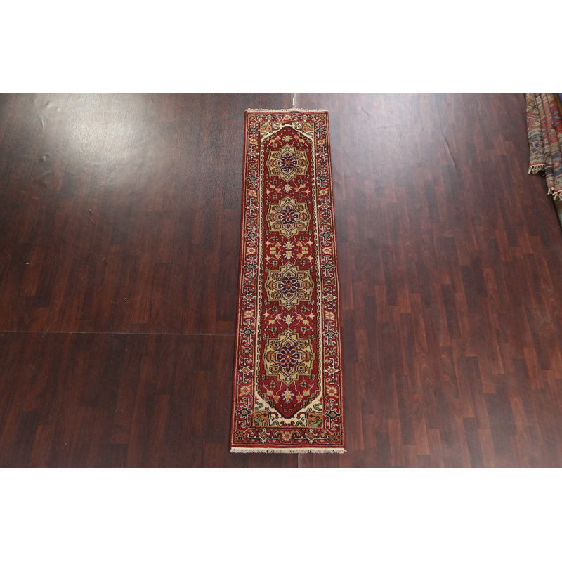 One-of-a-Kind 2'6" X 9'10" New Age Runner Wool Area Rug in