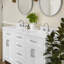 Meuble-lavabo avec 2 lavabos, 2 armoires de rangement et 6 tiroirs Chenoweth-101056995-101056996