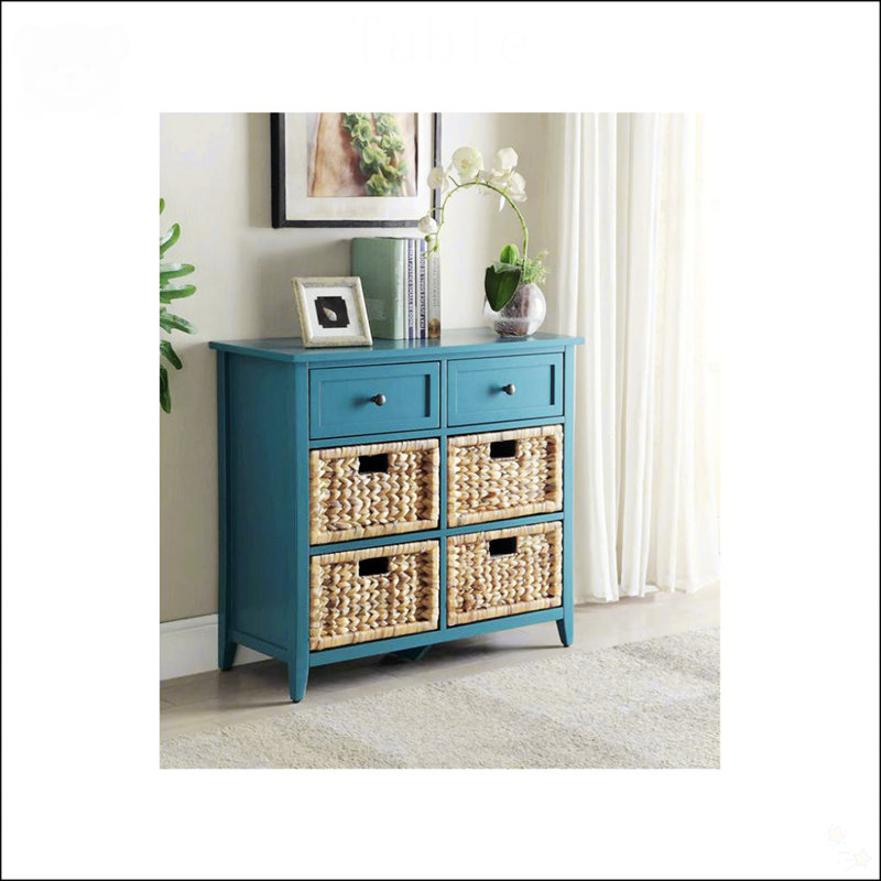 Console Flavius en bleu sarcelle