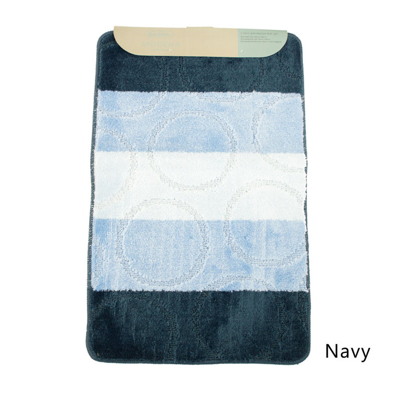 Abibat Bath Rug, Navy