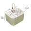 Meuble-lavabo avec lavabo, armoire de rangement murale suspendue aux bords incurvÃ©s et Ã  rayures, avec tiroir, lavabo rond en cÃ©ramique blanche Ã  motif pierre-1246303397-1246303327