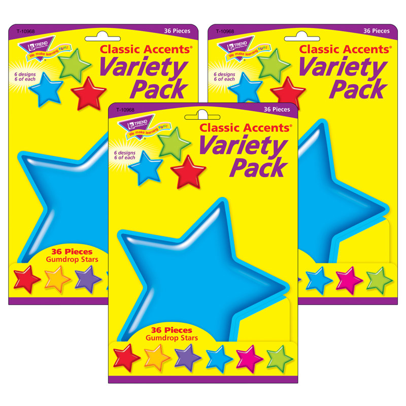 Tendance Gumdrop Stars Classic Accents