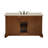 Trainor 58 " W Freestanding Standard Free Standing Single Double Single Vanity Bathroom Vanity With Marble Top