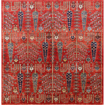 Tapis rouge / bleu Oh
