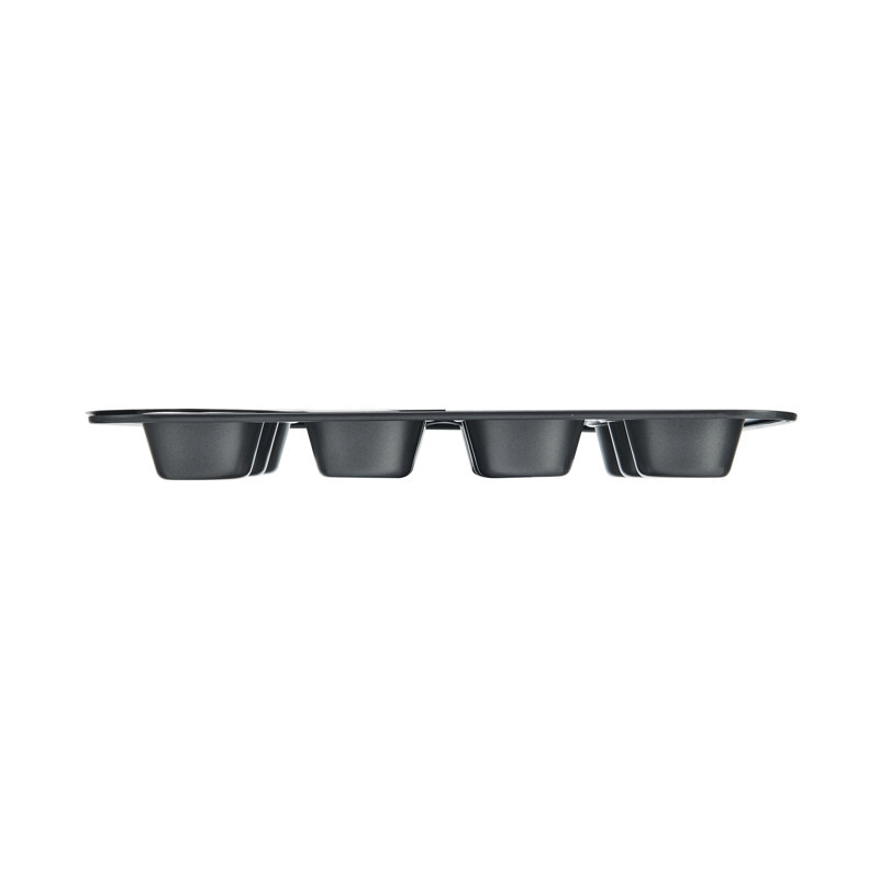 Professional Non-Stick 12-Cup Gray Steel Muffin Pan