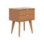  Ensemble de table de chevet Mid-Century 2 tiroirs 18,1 po Revalo-1117345683