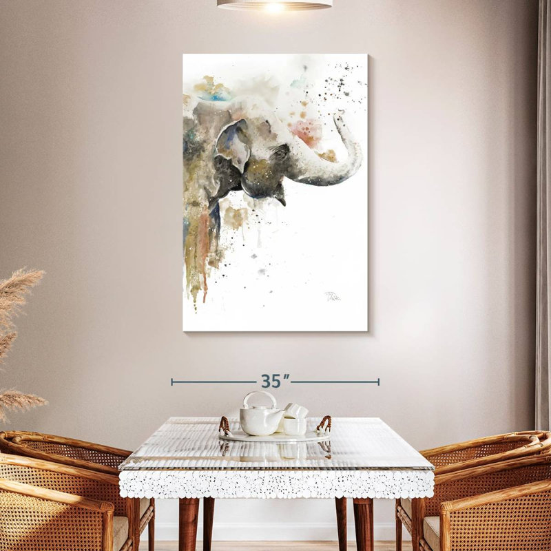 Brampt Water Elephant, 48" H x 32" W