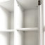Bureau en L pour chambre à coucher - blanc, 21 pièces, plusieurs moniteurs, rangement pour ordinateur, tiroir de bureau, armoire, grande surface de travail