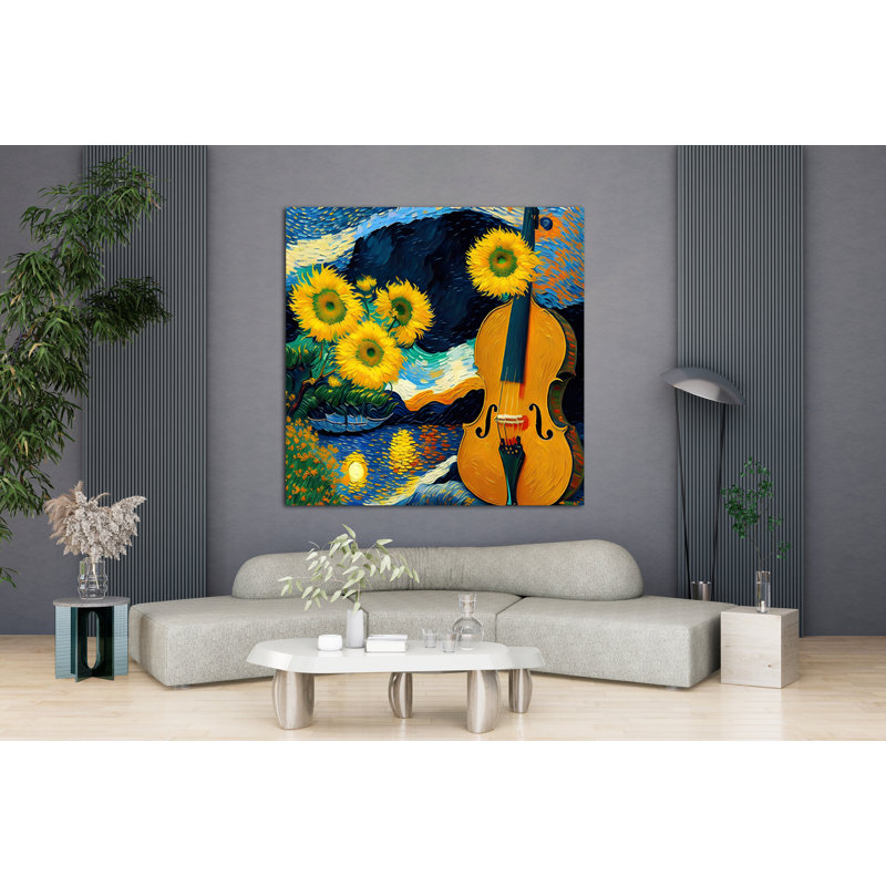 Sérénade tournesol, H 24 po x l 24 po