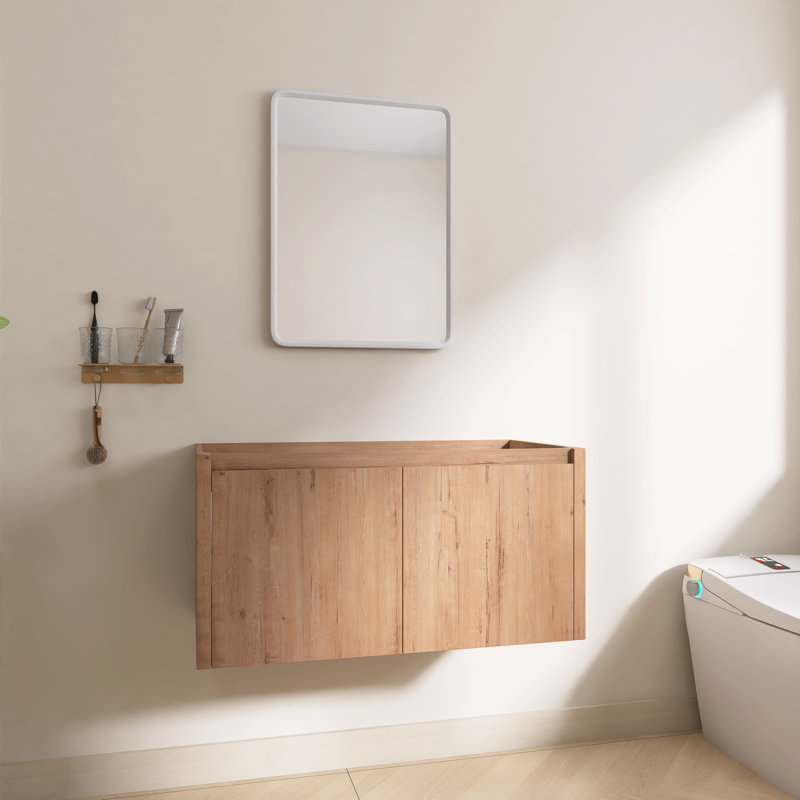 Base de meuble-lavabo mural simple 36 po Lavenia seulement