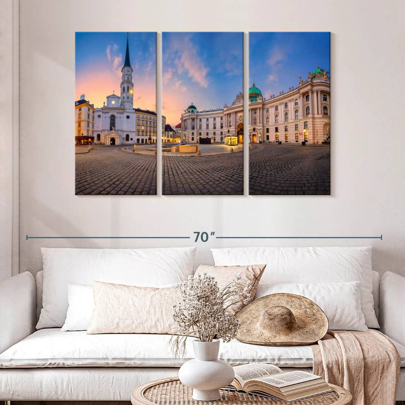 Rorry St. Michael Square In Vienna, 32" H x 50" W