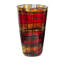 Tartan Glass Vase