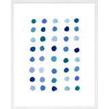 Blue Dot 1 Print by Andrea Stokes