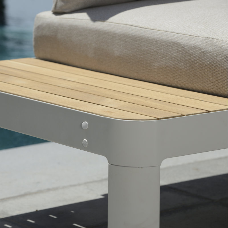 Teak 2 - Person Patio Conversation Set with Cushions