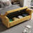 63" Bed Bench Tufted Fabric-1478884561