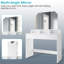 Sesto Dressing Table with Mirror