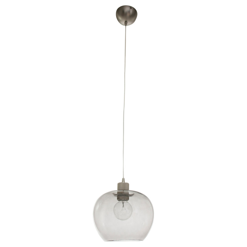 Susana 1 - Light Nickel Dome Pendant