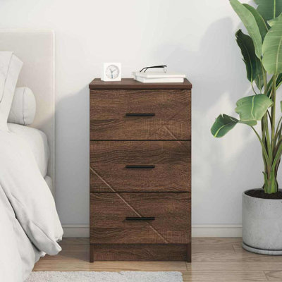 38cm W Manufactured Wood Bedside Table