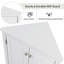 Armoire de rangement pour salle de bain avec tablettes réglables-1834732849