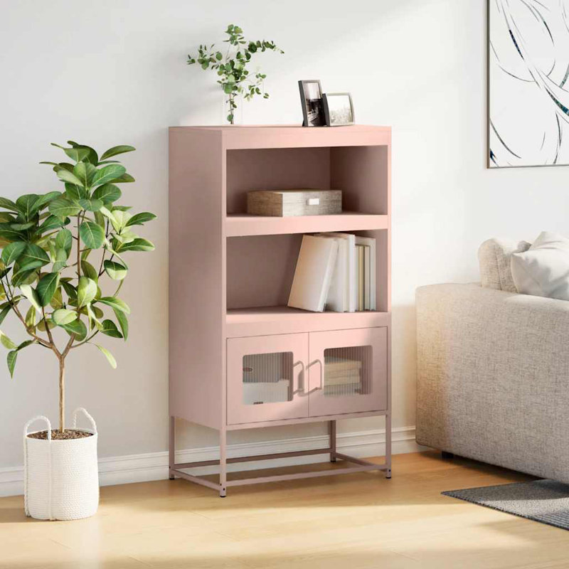 Bajan 68cm Sideboard, Antique pink and pink